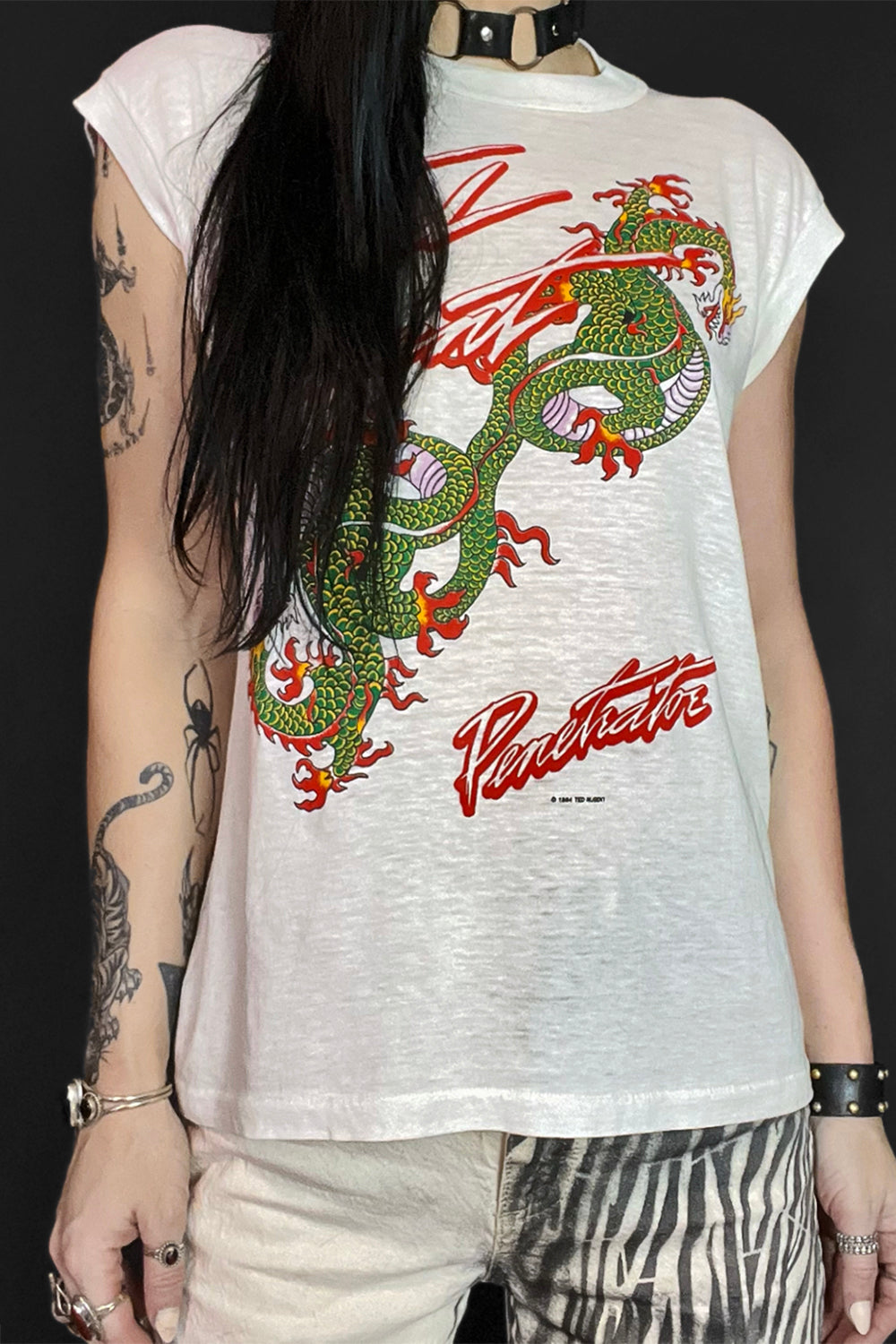 1984 Tissue Thin Double-Sided Dragon Tee