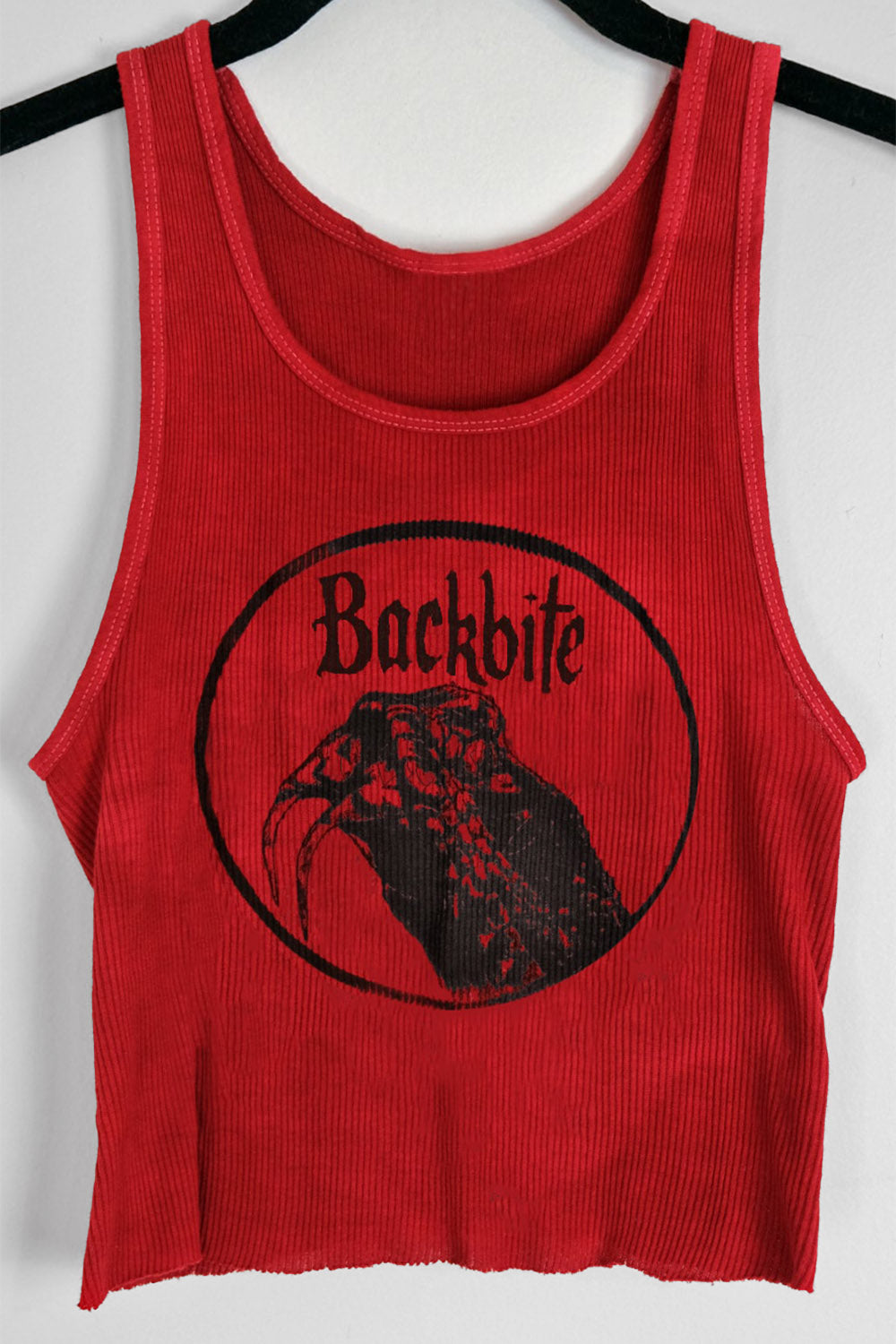 Snakebite Tank | Hand-Dyed Red