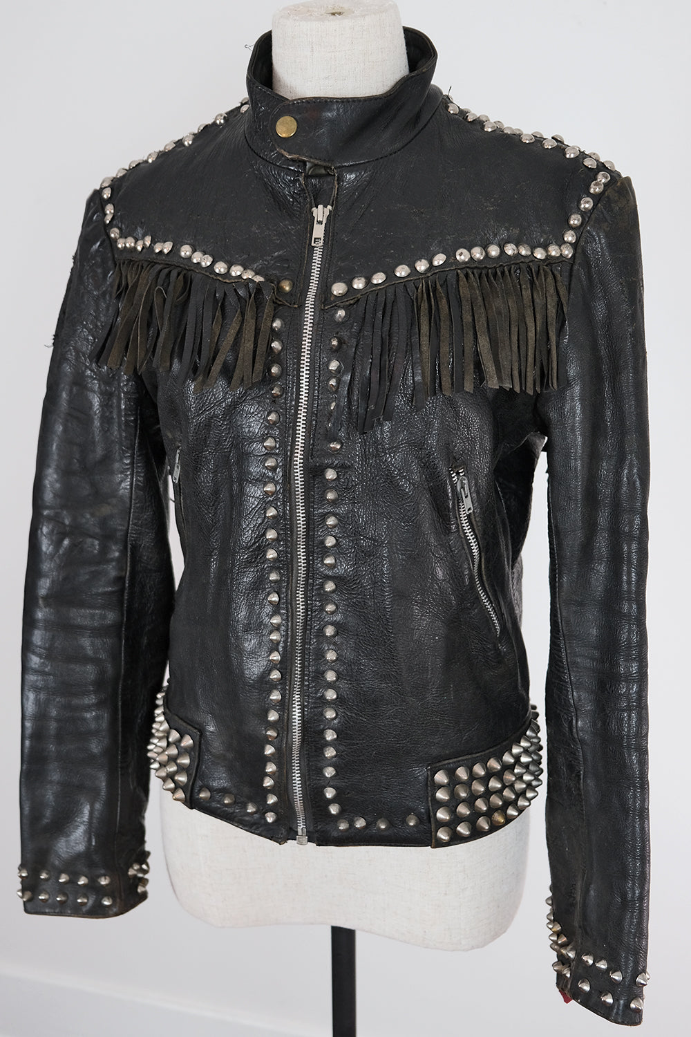 OOAK Customized Vintage Leather Jacket #3