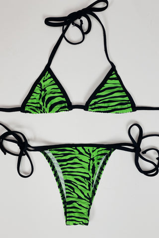 Orange Zebra String Bikini Set | Sold Out