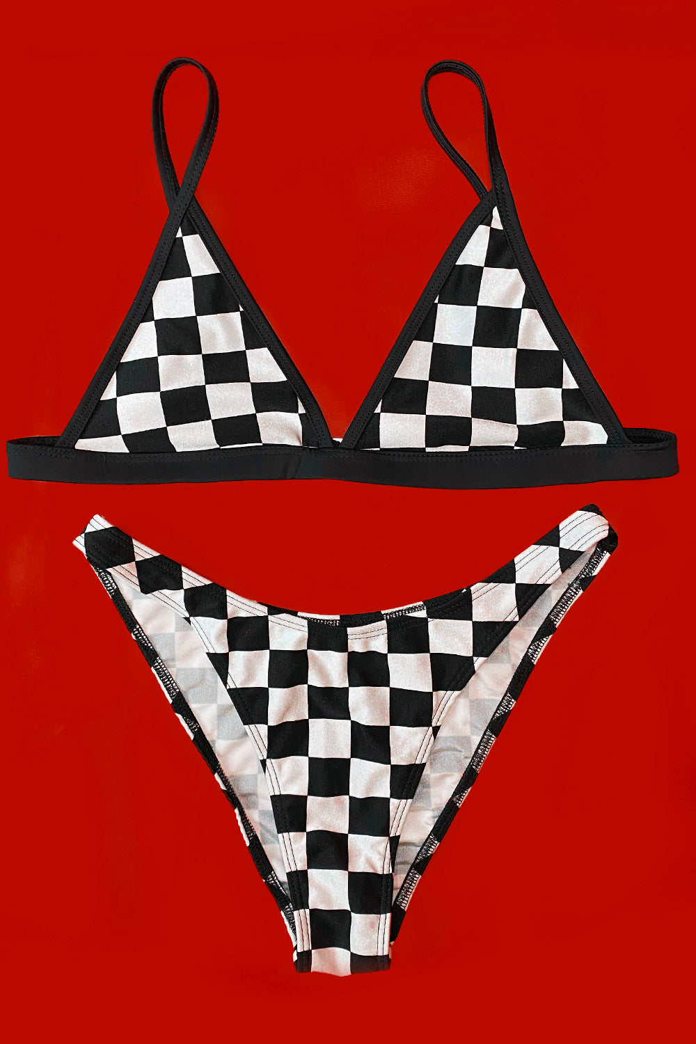 Checkered Smoke Show Bikini | In Stock