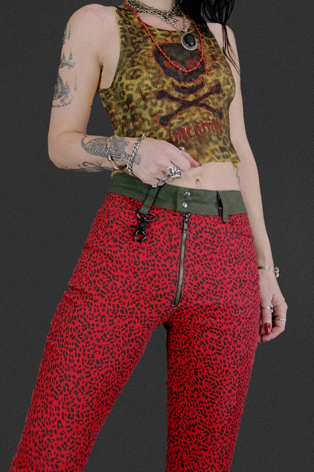 IN STOCK Trainspotting Pants: Red Army Leopard | Size 25
