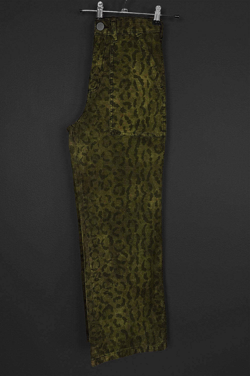 OOAK Army Green Leopard OG-107 Utility Pants | One In Stock