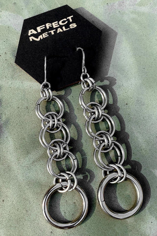 Silver or Bronze Leather Tree Spike Stud Bracelets