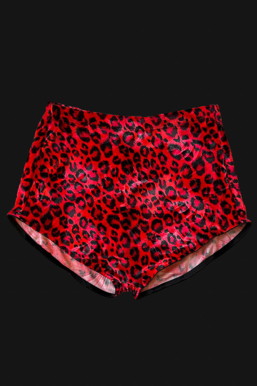 Red Leopard Hot Shorts | Made To Order