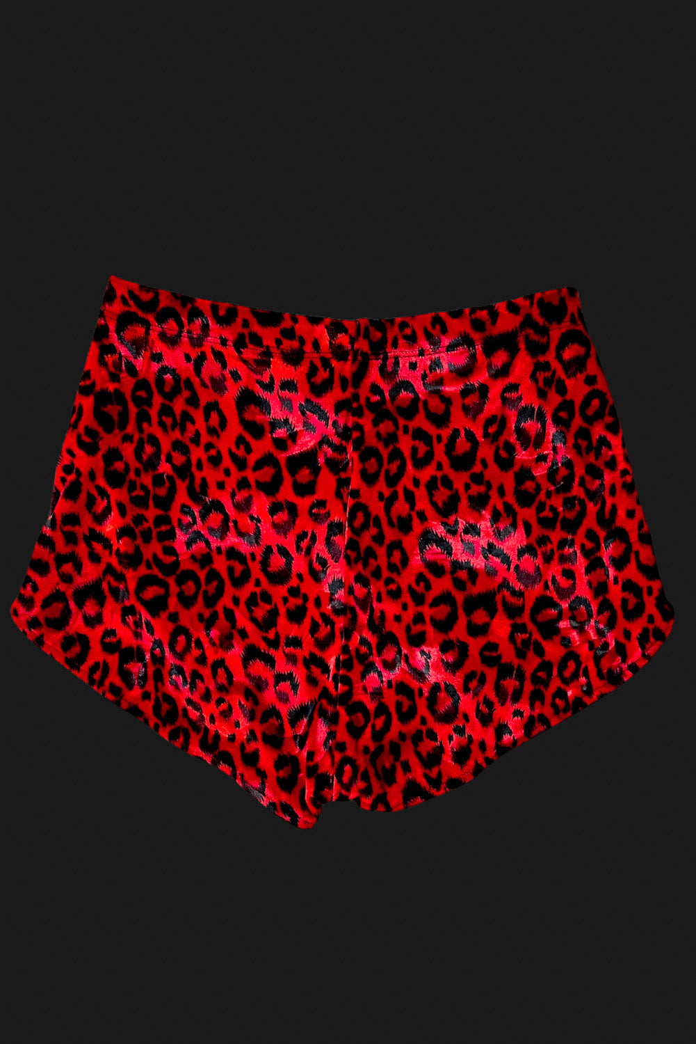 Red Leopard Hot Shorts | Made To Order