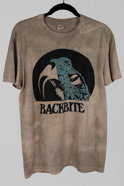 Snakebite Hand-Dyed Sepia Vintage Tee | In Stock