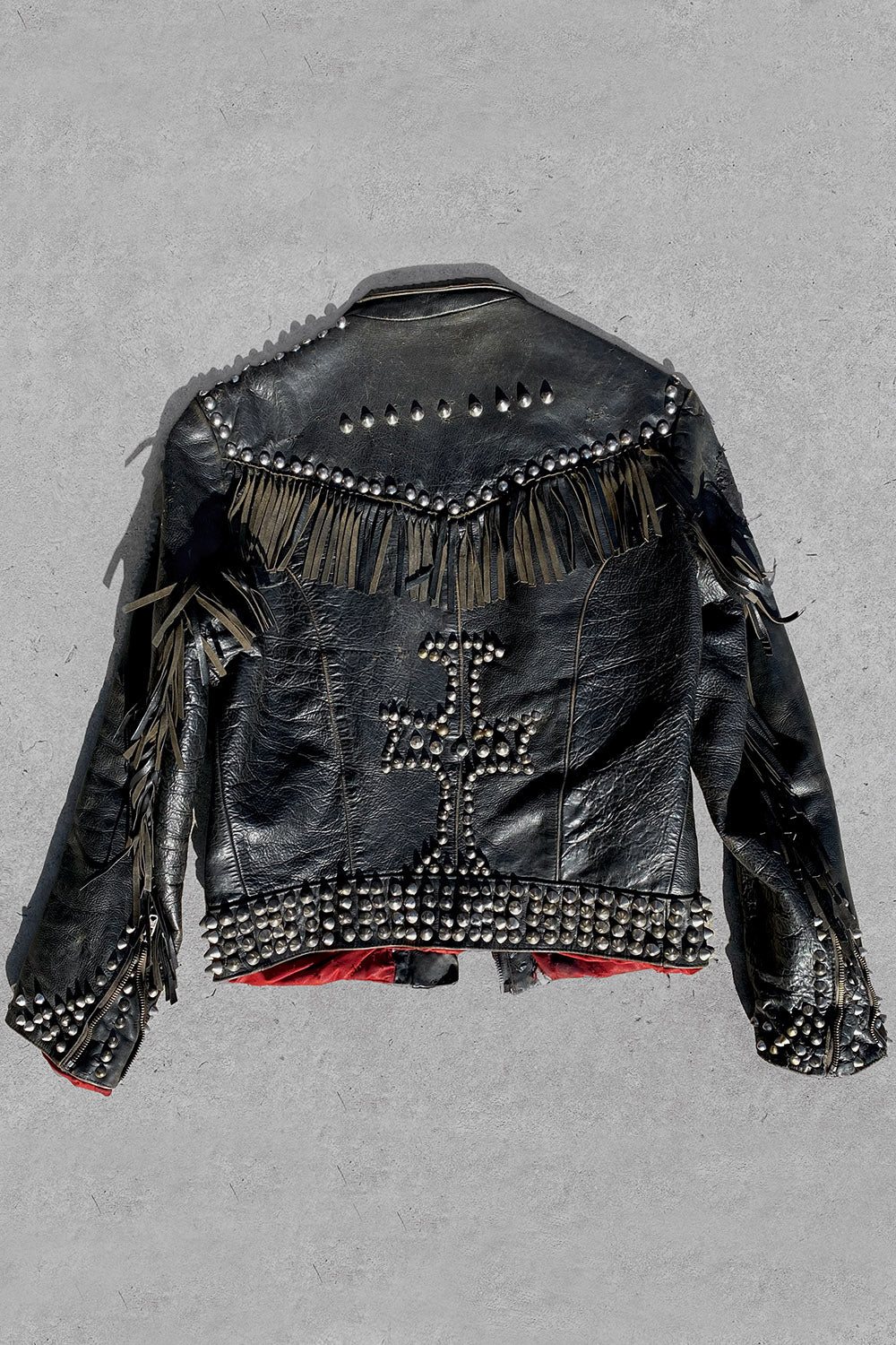 OOAK Customized Vintage Leather Jacket #3