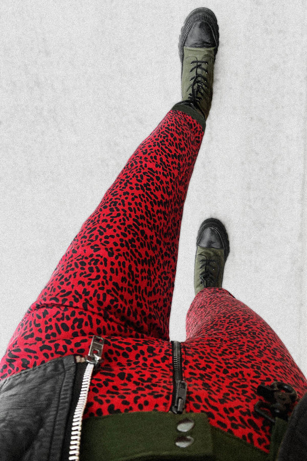 FLASH SALE! Trainspotting Pants: Red Army Leopard | Made To Order