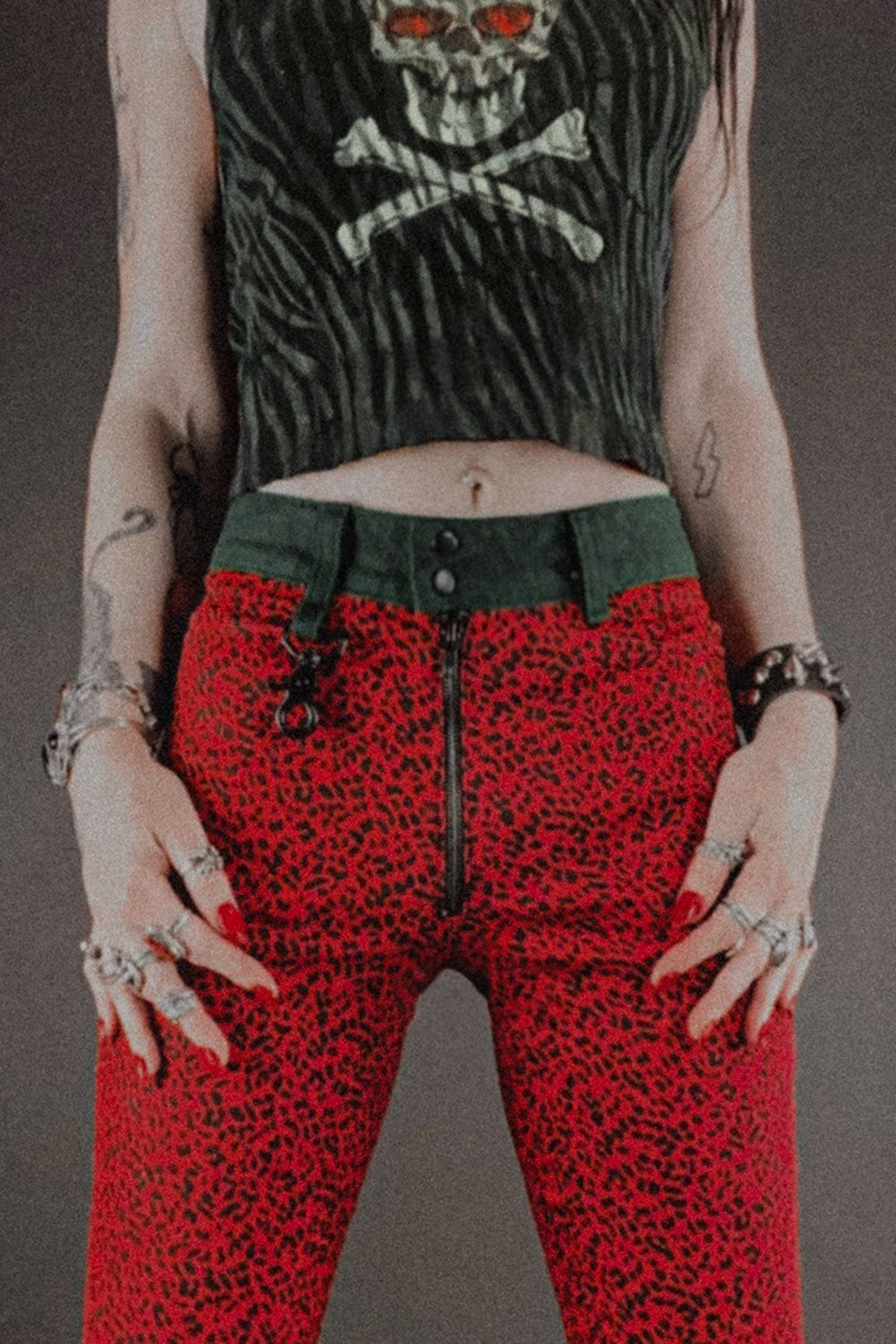 IN STOCK Trainspotting Pants: Red Army Leopard | Size 25